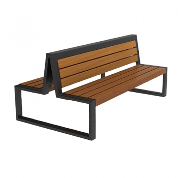 Скамейка уличная двойная "Solveig"